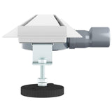 Scarico doccia 2-in-1 con sifone a 360 Argento 100 cm