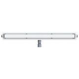 Scarico doccia 2-in-1 con sifone a 360 Argento 100 cm