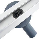 Scolascale per doccia a 360 con modello slim Argento 90 cm