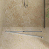 Scolascale per doccia a 360 con modello slim Argento 90 cm