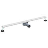 Scolascale per doccia a 360 con modello slim Argento 90 cm