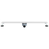Scolascale per doccia a 360 con modello slim Argento 90 cm