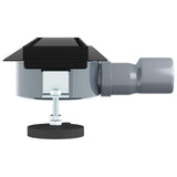Scarico doccia 2-in-1 con sifone a 360 Nero 50 cm