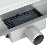Scarico Doccia da Parete Argento 90 cm Acciaio Inox 304