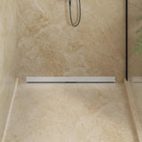 Scarico Doccia da Parete Argento 90 cm Acciaio Inox 304