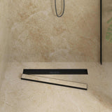 Drenaggio doccia 2 in 1 Nero 70 cm Acciaio Inox 304