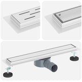 Scarico doccia 2-in-1 con sifone a 360 Argento