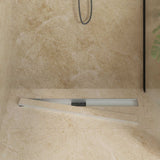 Drenaggio doccia 2 in 1 Argento 90 cm Acciaio Inox 304