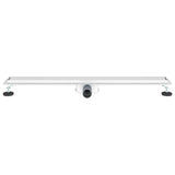 Drenaggio doccia 2 in 1 Argento 90 cm Acciaio Inox 304