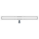 Drenaggio doccia 2 in 1 Argento 90 cm Acciaio Inox 304