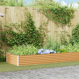 Letto rialzato da giardino 485 x 100 x 36 cm Acciaio zincato