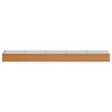 Letto rialzato da giardino 485 x 100 x 36 cm Acciaio zincato