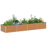 Letto rialzato da giardino Marrone Chiaro 320 x 80 x 45 cm