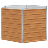 Letto rialzato da giardino Marrone Chiaro 129 x 129 x 77 cm