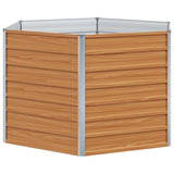 Letto rialzato da giardino Marrone Chiaro 129 x 129 x 77 cm