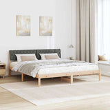 Struttura del Letto marrone e grigio scuro 180 x 200 cm