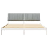 Struttura del letto Bianco 200 x 200 cm Pino massello