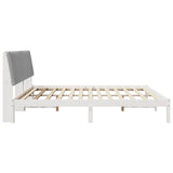 Struttura del letto Bianco 200 x 200 cm Pino massello