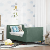 Struttura letto per bambini con testata Verde Mare 70 x 140 cm