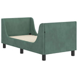 Struttura letto per bambini con testata Verde Mare 70 x 140 cm
