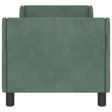 Struttura letto per bambini con testata Verde Mare 70 x 140 cm