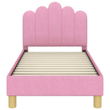 Struttura letto per bambini con testata Rosa 70 x 140 cm
