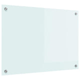 Rivestimento da Cucina Bianco 70 x 50 x 0,8 cm vetro temperato