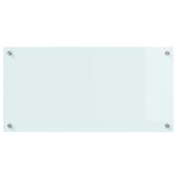 Rivestimento da Cucina Bianco 80 x 40 cm vetro temperato