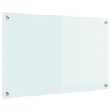 Rivestimento da Cucina Bianco 80 x 50 x 0,8 cm vetro temperato