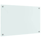 Rivestimento da Cucina Bianco 80 x 50 x 0,8 cm vetro temperato