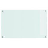 Rivestimento da Cucina Bianco 80 x 50 x 0,8 cm vetro temperato