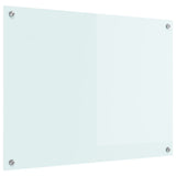 Rivestimento da Cucina Bianco 80 x 60 cm vetro temperato