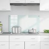 Rivestimento da Cucina Bianco 90 x 50 cm vetro temperato