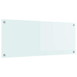 Rivestimento da Cucina Bianco 100 x 40 cm vetro temperato