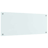 Rivestimento da Cucina Bianco 100 x 40 cm vetro temperato