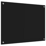 Rivestimento da Cucina Nero 80 x 60 cm vetro temperato