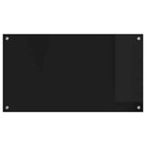 Rivestimento da Cucina Nero 90 x 50 cm vetro temperato