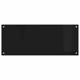 Rivestimento da Cucina Nero 100 x 40 cm vetro temperato