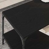 Tavolino da salotto Rovere Nero 82 x 50 x 40 cm