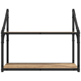 Scaffale da parete A parete rovere artigianale 60 x 21 x 51 cm