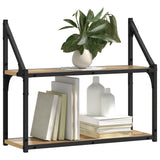 Scaffale da parete A parete rovere artigianale 60 x 21 x 51 cm