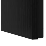 Tavolino da salotto 3 pcs Rovere Nero Legno truciolato