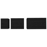 Tavolino da salotto 3 pcs Rovere Nero Legno truciolato