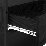 Guardaroba Rovere nero 89 x 39 x 184.5 cm Legno truciolato