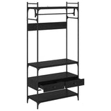 Guardaroba Rovere nero 89 x 39 x 184.5 cm Legno truciolato