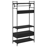 Guardaroba Rovere nero 89 x 39 x 184.5 cm Legno truciolato