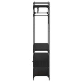 Guardaroba Rovere nero 89 x 39 x 184.5 cm Legno truciolato