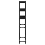 Mensola per lavatrice Rovere Nero 67 x 25 x 163 cm