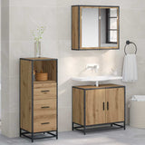 Set di mobili per il bagno Rovere artigianale