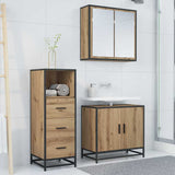 Set di mobili per il bagno Rovere artigianale